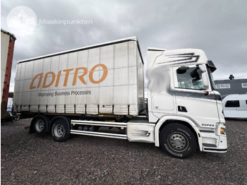 Konteinerveduk/ Tõstukiga veoauto SCANIA R 580