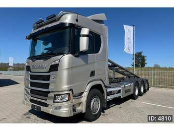 Konteinerveduk/ Tõstukiga veoauto SCANIA R