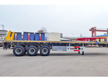 Uus Platvorm/ Madelpoolhaagis transporditavad ained lahtine mass TITAN Tri Axle 40Ft Flatbed Trailer Price for Sale in Sierra Leone: pilt 2