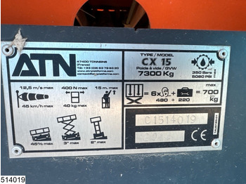 Platvorm ATN CX15 4x4, H15 mtr, Max 700kg: pilt 5