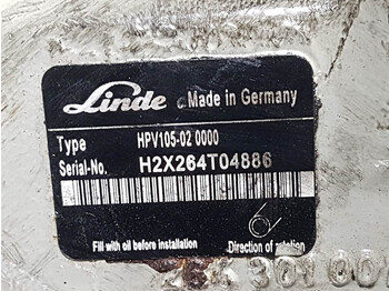 Hüdraulika - Ehitusmasinad Linde HPV105-02-Drive pump/Fahrpumpe/Rijpomp: pilt 4