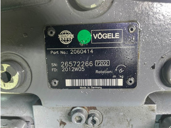 Hüdraulika Vögele 2060414-A10VG45-Drive pump/Fahrpumpe/Rijmotor: pilt 5