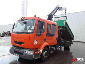 Kallurauto, Kraanaga veoauto Renault Midlum 210 Hiab 102 manual pump: pilt 3