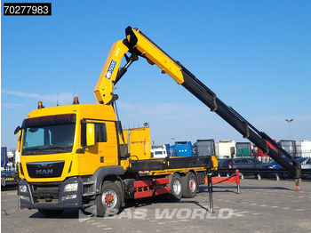 Madelveok/ Platvormveok, Kraanaga veoauto MAN TGS 26.480 6X4 HMF 5020-K6 Crane Kran Hydrodrive Lift+Lenkachse Euro 6: pilt 3