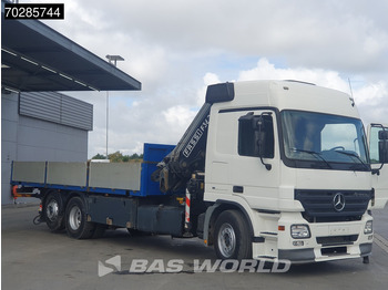 Madelveok/ Platvormveok, Kraanaga veoauto Mercedes-Benz Actros 2532 6X2 Fassi F330D3 Crane Kran Lift+steering Axle 3-Pedals Euro 3: pilt 2