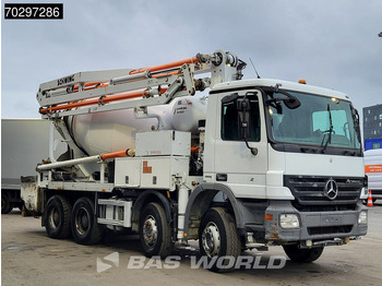 Mercedes-Benz Actros 3241 8X4 21meter Pump + 7m3 Stetter Mixer Steelsuspension Big-Axle Manual Euro 5 liising Mercedes-Benz Actros 3241 8X4 21meter Pump + 7m3 Stetter Mixer Steelsuspension Big-Axle Manual Euro 5: pilt 3