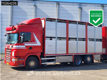 Scania G420 6X2 Van Dijk Cattle transport Liftable floor Lift-Asche Euro 5 liising Scania G420 6X2 Van Dijk Cattle transport Liftable floor Lift-Asche Euro 5: pilt 1