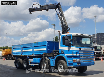 Scania G420 8X4 15m3 tipper Hiab 144 Crane Steelsuspension Manual Big-Axle Euro 3 liising Scania G420 8X4 15m3 tipper Hiab 144 Crane Steelsuspension Manual Big-Axle Euro 3: pilt 3