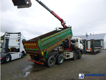 Kraanaga veoauto MAN TGS 35.400 8X4 RHD tipper + Palfinger Epsilon M125L: pilt 4