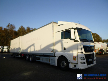 Kasti veoauto MAN TGX 26.440 6X2 high volume + Fruehauf closed box trailer: pilt 2