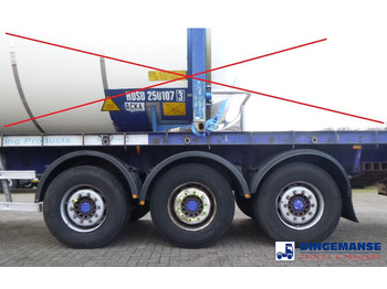 Interior photo 1: Madelveok/ Platvormveok Tirsan 3 axle Platform trailer