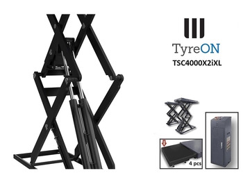 Garaažiseadmed TSC4000X2iXL In floor scissor lift - Double extensions - 12 cm installation depth - Hydromechanically locked - No compressed air required - 4T: pilt 5