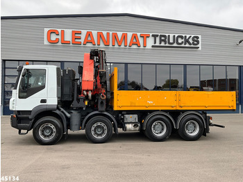 Kraanaga veoauto Iveco Stralis AD410T44 8x4 Palfinger 44 Tonmeter laadkraan + Fly-Jib Just 222.398 km!: pilt 2