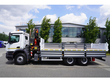 Madelveok/ Platvormveok, Kraanaga veoauto MERCEDES-BENZ AROCS 2633 6x4 / 5.5 T crane FASSI F135 / Tipper 15 EPAL: pilt 4