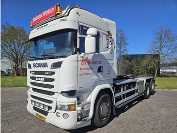 Konteinerveduk/ Tõstukiga veoauto SCANIA R 520