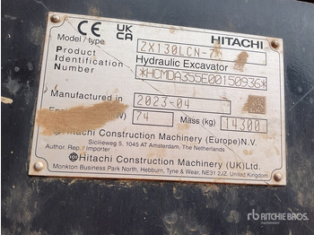 Lintekskavaator 2023 Hitachi ZX130LCN-7 Tracked Excavator: pilt 2