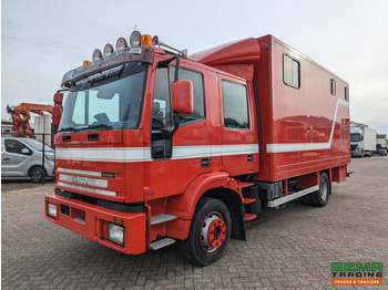 Hobuseauto Iveco Tector ML120E24D 4x2 Euro3 DubbelCabine - Paardenwagen 3-Paards - Kleedruimte - Hydraulische klep- TOP!: pilt 2