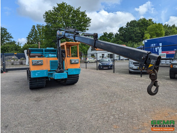 Kallur Morooka MST-1100 Rupsdumper / Werktuigdrager - Platte kiepbak + Hiab 026 T3 Kraan - Komatsu 6Cil: pilt 4