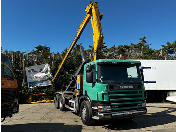 Konteinerveduk/ Tõstukiga veoauto SCANIA P114