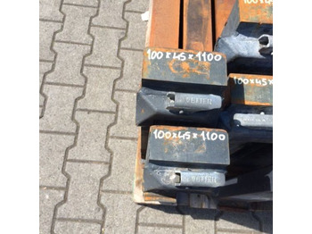 Kahvlid - Materjali käitlemise seade FORKS 100X45X1100 FEM2A: pilt 3