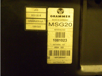 Iste - Materjali käitlemise seade Grammer MSG20 Seat: pilt 2