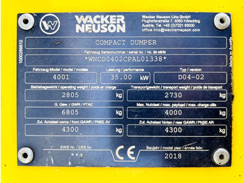 Mini kallur Neuson 4001 (3941): pilt 3