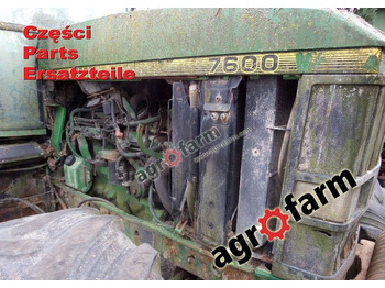 Varuosa John Deere 7600 części,  skrzynia biegów, silnik: pilt 2