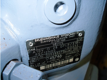 Hüdrauliline pump - Ehitusmasinad Brueninghaus Hydromatik A10VO28DFLR-31R-PSC12N00-SO533 -: pilt 3