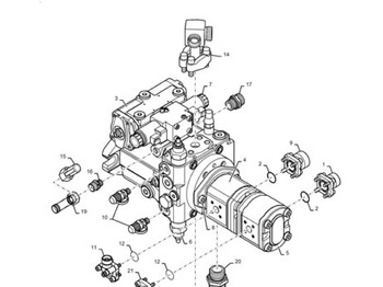 Hüdrauliline pump CASE