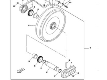 Alusvankri varuosad CASE