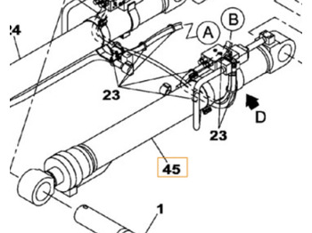 Hüdrauliline silinder CASE
