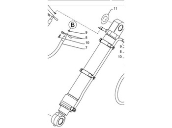Hüdrauliline silinder CASE