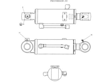 Hüdrauliline silinder NEW HOLLAND