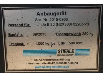 Lisaseade - Materjali käitlemise seade STIEHLE Hubgerüst: pilt 5