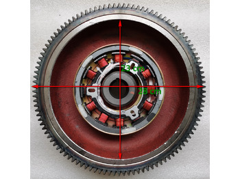 Uus Pöördratas - Rataslaadur KOOP Genuine Electric Start Flywheel with Gear Ring: pilt 2