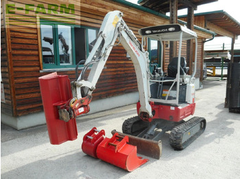 Miniekskavaator Takeuchi tb217 mit powertilt + hydr. sw ( neue löffel ): pilt 2