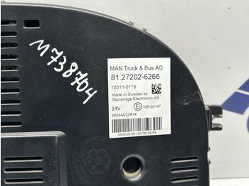 Armatuurlaud - Veoauto MAN instrument cluster, dashboard UK version: pilt 3