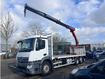 Kraanaga veoauto, Madelveok/ Platvormveok Mercedes-Benz Antos 2535 6X2 E6 + PALFINGER PK16002 + REMOTE: pilt 1