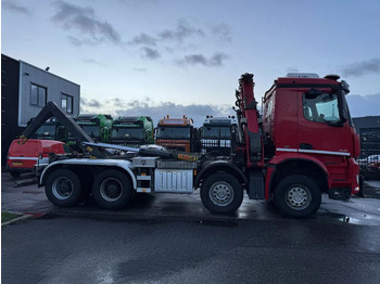 Konkstõstukiga veoauto, Kraanaga veoauto Mercedes-Benz Arocs 4145 8X4 - HMF 2243-Z2 CRANE + REMOTE + HY: pilt 4