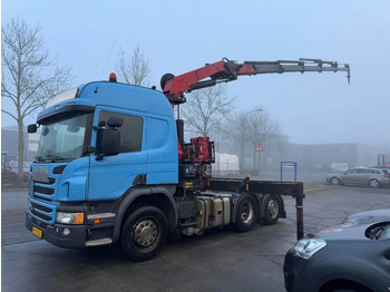Kraanaga veoauto SCANIA P 450