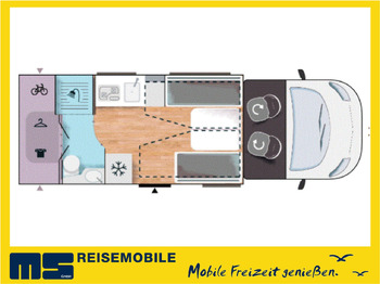Poolintegreeritud matkaauto CHAUSSON 630