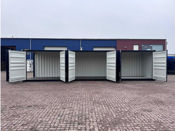 Merekonteiner 40ft High Cube shipping container with 3 side doors: pilt 2