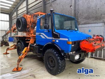 Kraanaga veoauto UNIMOG U1450