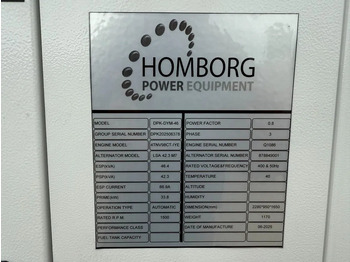 Uus Generaatorikomplekt Yanmar Stage 5 Yanmar 45 kVA Silent Rental generatorset: pilt 3