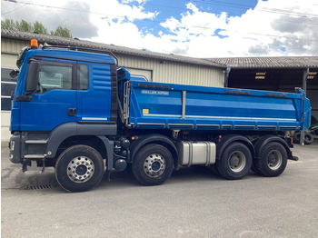 Kallurauto MAN TGS 35.470 8x4 Meiller 3-Seiten Stahlkipper: pilt 2