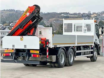 Kraanaga veoauto, Madelveok/ Platvormveok Iveco TRAKKER 360 * PRITSCHE 6,80* PK 16002 B+FUNK*6x4: pilt 5