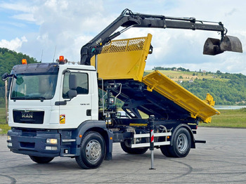 Kallurauto, Kraanaga veoauto MAN TGM 18.340* KIPPER 4,05m*HIAB 111 B-2 HIDUO/FUNK: pilt 3