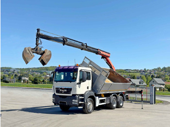 Kallurauto, Kraanaga veoauto MAN TGS 33.360*KIPPER 4,95 m *PK 15002 * 6x4: pilt 2