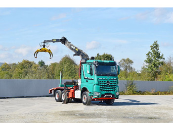 Metsaveok, Kraanaga veoauto Mercedes-Benz AROCS 3363 *HOLZTRANSPORTER * LOGLIFT 251S /6x4: pilt 2