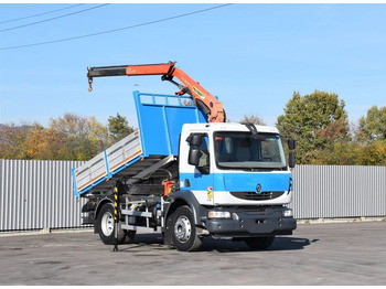 Kraanaga veoauto RENAULT Midlum 270
